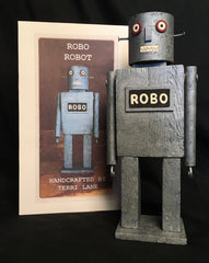 Wood Robo Robot by Artist Terri Lane