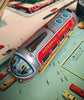 Vintage Japan Battery Operated Monorail Train Set