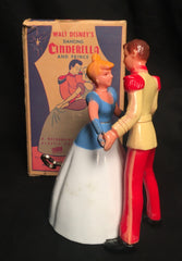 Vintage Irwin Wind Up Walt Disney Cinderella and Prince