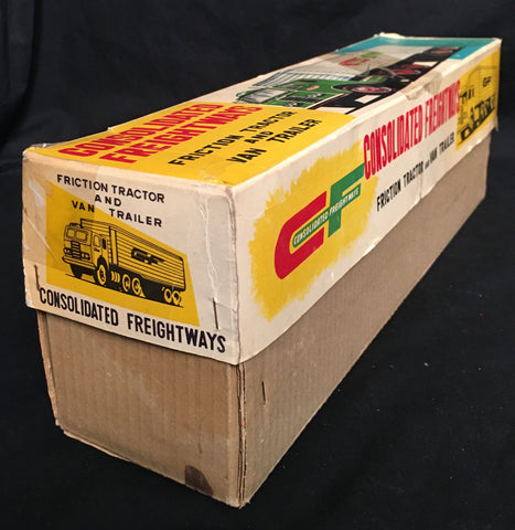 Main Street Toys - Consolidated Freightways Friction Tractor Trailer