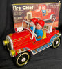 Vintage China Battery Operated Fire Chief Truck ME 699