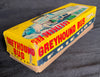 Vintage Daiya Japan Seattle Tin Friction Greyhound Bus