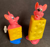 Vintage Cragstan Japan Wind Up Scooties Mortie Mouse