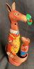Vintage TPS Japan Wind Up Mama Kangaroo With Playful Baby