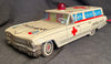 Vintage Yonezowa Japan Battery Operated Ambulance Car With Stretcher