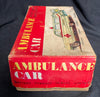 Vintage Yonezowa Japan Battery Operated Ambulance Car With Stretcher
