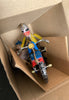Wind Up Tin Chinese Motorcycle With Sidecar