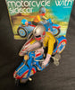 Wind Up Tin Chinese Motorcycle With Sidecar
