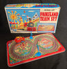 Vintage Yonezowa Japan Wind Up Fairyland Train Set