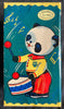 Vintage China Wind Up Drumming Panda MS566