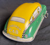 Vintage Courtland Tin Wind Up Checker Taxi Cab