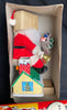 Vintage HTC Japan Battery Operated Animated Santa Bank