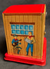Vintage Linemar Japan Battery Operated Western Style Music Box