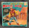 Vintage Linemar Japan Battery Operated Western Style Music Box