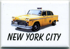 New York City Yellow Cab Fridge Magnet