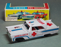 Vintage Japan Tin Friction Ambulance