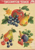 VINTAGE MEYERCORD KITCHY KITCHEN FRUIT DECAL ART
