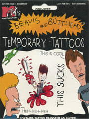 MTV's Beavis and Butt-Head Temporary Tattoos