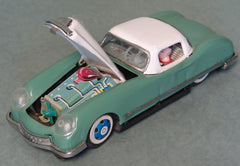 Vintage Chinese Tin Friction Bonnet Car