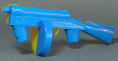 Vintage Blue Toy Sub Machine Gun Clicker