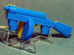 Blue 1960's Tommy Gun Clicker Pistol