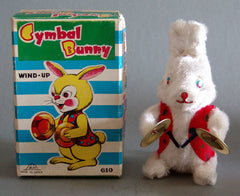 Vintage Japan Wind Up Cymbal Bunny