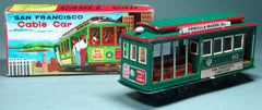 Vintage Japan Tin Friction San Francisco Cable Car