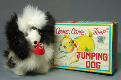 Vintage TTT Japan Come Come Jump Jumping Dog Wind Up