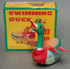 Vintage China Tin Wind Up Duck