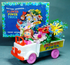 Vintage Hong Kong Marx Flower Power Truck