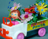 Vintage Hong Kong Marx Flower Power Truck