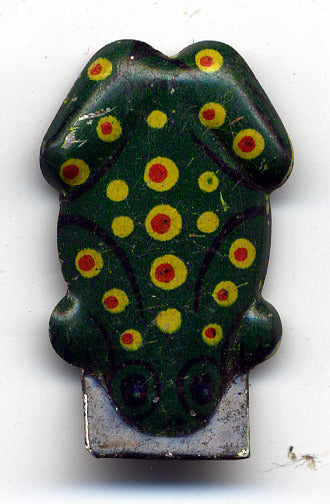Main Street Toys - 1950's Japan Tin Green Frog Clicker