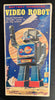 Vintage Horikawa Japan Battery Operated Video Robot