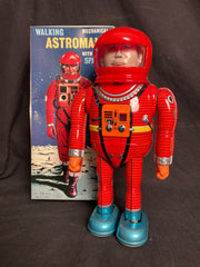 OTTI TN Nomura Japan Wind Up Astroman Robot With Sparks