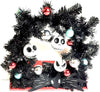 Nightmare Before Christmas Wreath Jack Skellington and Ornaments