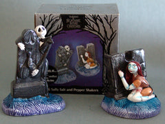 Disney's Nightmare Before Christmas Jack and Sally Salt and Pepper Shakers