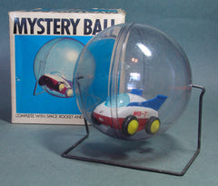VIntage Tomy Japan Mystery Ball With Space Rocket