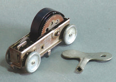 Vintage Japan Tin Wind Up Mechanical Car