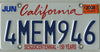 License Plate From Pamela Anderson 2000 Dodge Viper