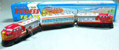 Vintage Japan Wind Up Tin Sante Fe Train