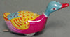 Vintage Tin Wind Up Swimming Duck