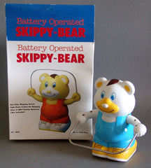 1970's Battery Operated Skipping Bear