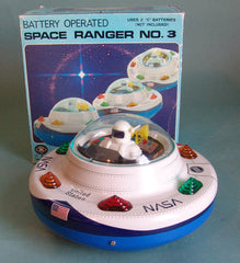Vintage Modern Toys Battery Operated Japan Space Ranger No. 3
