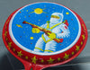 Vintage Japan Tin Space Whistle And Rattle