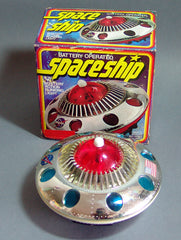 Battery Operated Space Ship With Lights