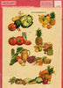 VINTAGE MEYERCORD KITCHY KITCHEN FRUIT DECAL ART