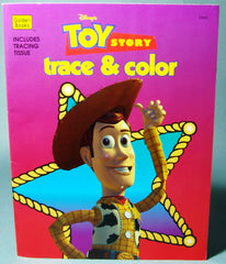 Trace And Color Toy Story Book