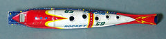 1960's Japan Rocket 85 Tin Flute Whistle