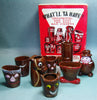 Kitschy 1950's Japan Bar Shot Glass Set