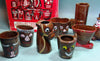 Kitschy 1950's Japan Bar Shot Glass Set